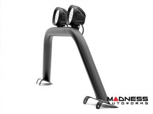 Ford Bronco Bull Bar - Front - Factory Bumper - ZROADZ - Standard - 4in Round Amber LED